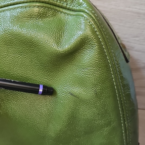 Y2K Coach 12735(f14707) Green Leather Zoe Medium Hobo Shoulder Bag - Picture 8 of 14